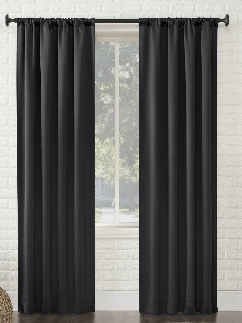 Sun Zero Avery 100% Blackout Curtain Panel